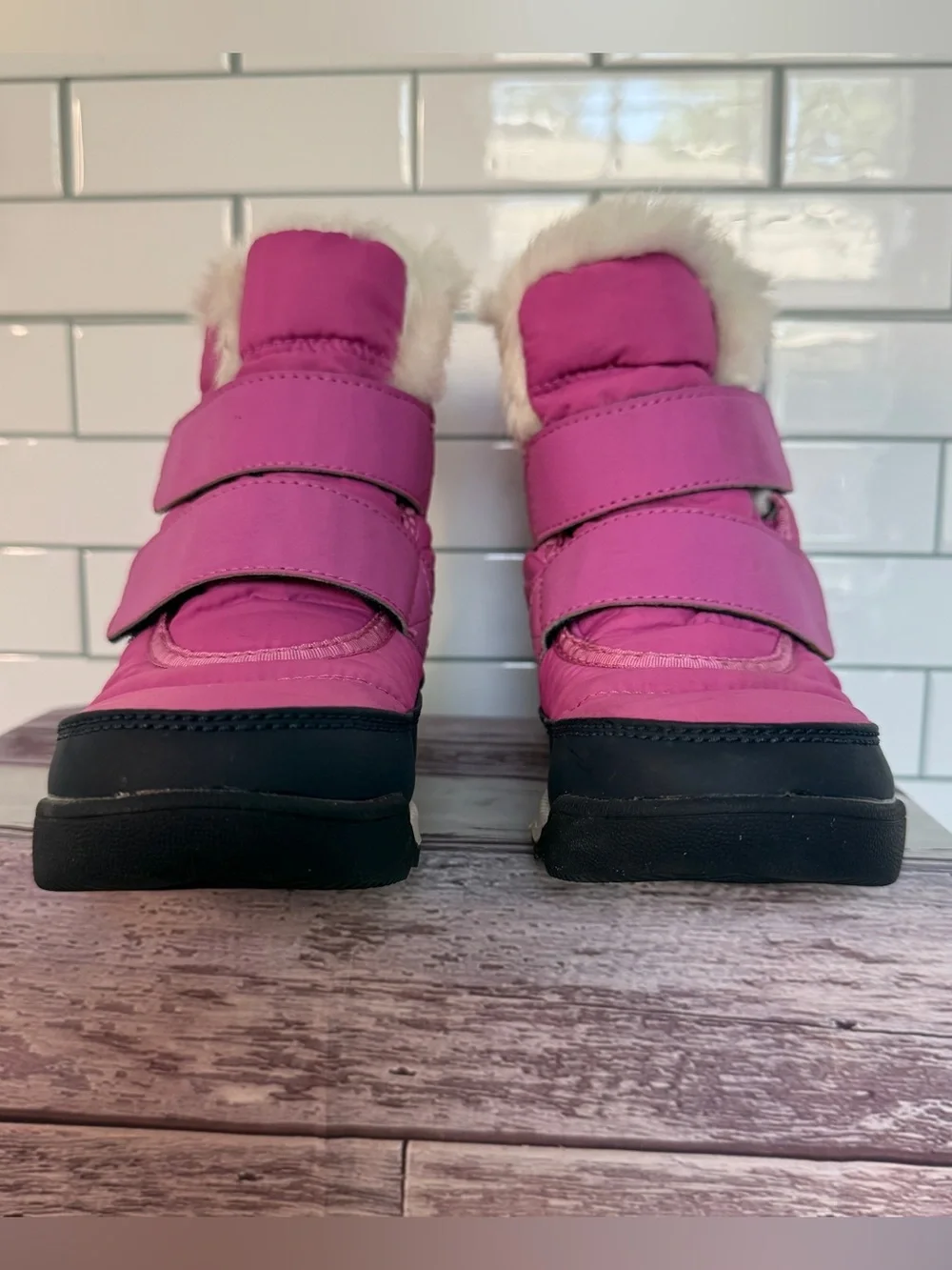 Sorel Youth Whitney II Waterproof Winter Boots in Deep Pink 💕size 13
